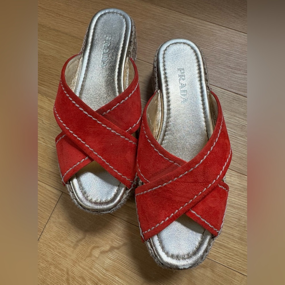 Prada Platform Sandals